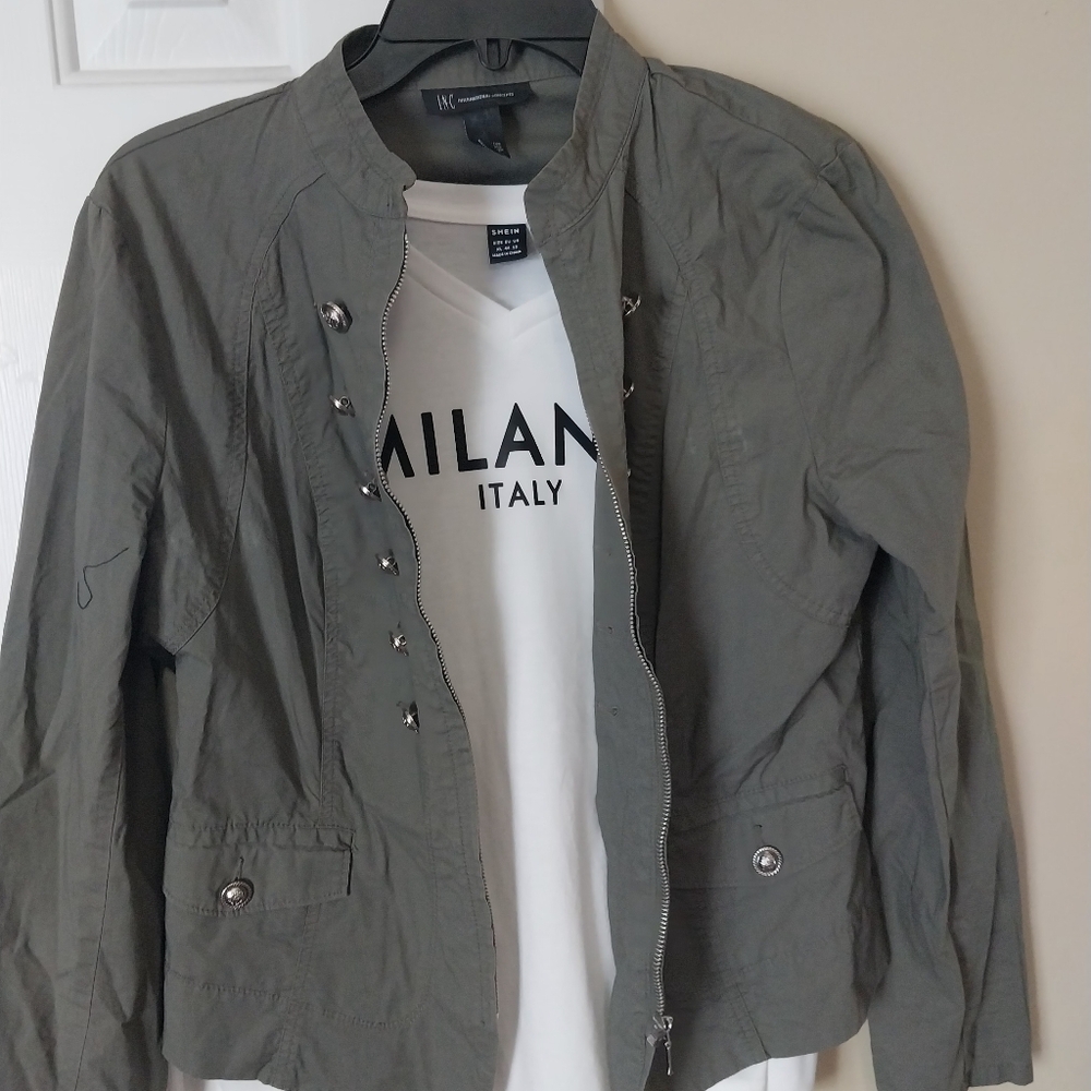 INC-Military Style Jacket - Picture 5 of 5